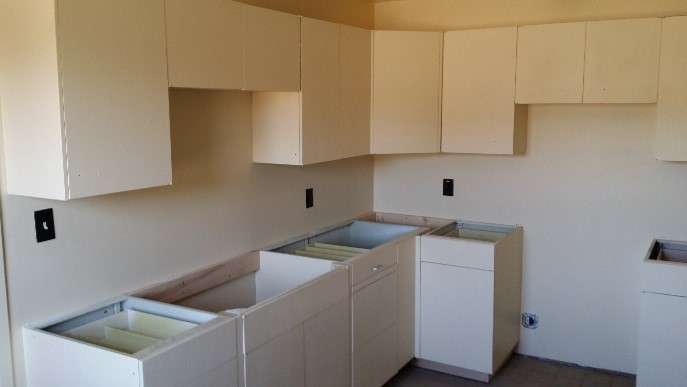 Cabinets donated from Duluth Central High School