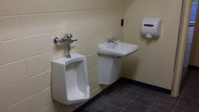Finished restrooms!
