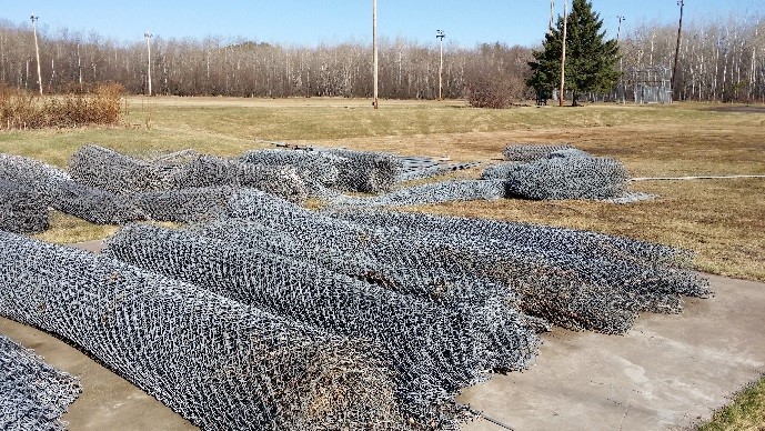 reclaimed fencing for the GND REC